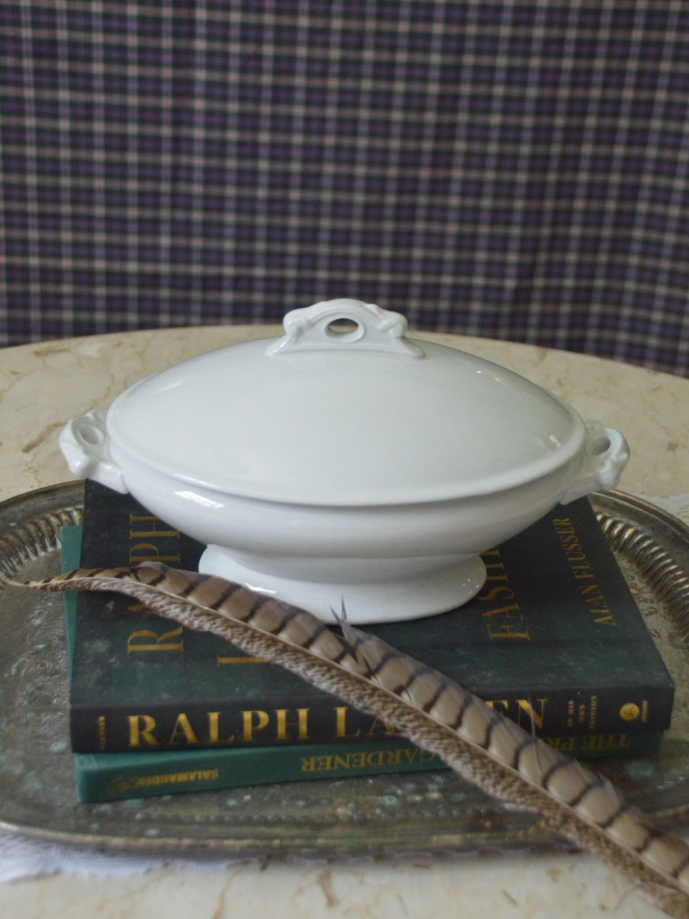 Antique Alfred Meakin Covered Irosntone Serving dish/Tureen